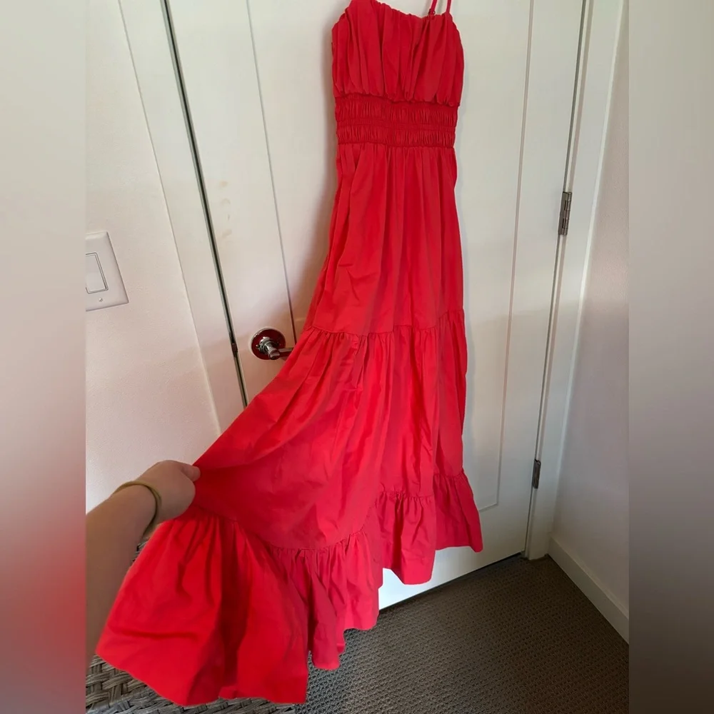 Abercrombie & Fitch, Coral Maxi Dress, Size Small